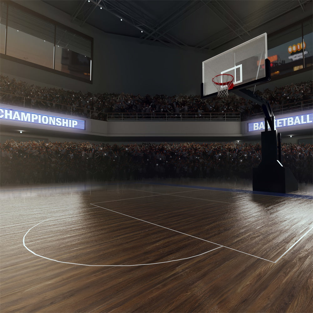 Basketball-Fotohintergrund Lebendiger Stadion-Reifen-Hintergrund BRP1-324