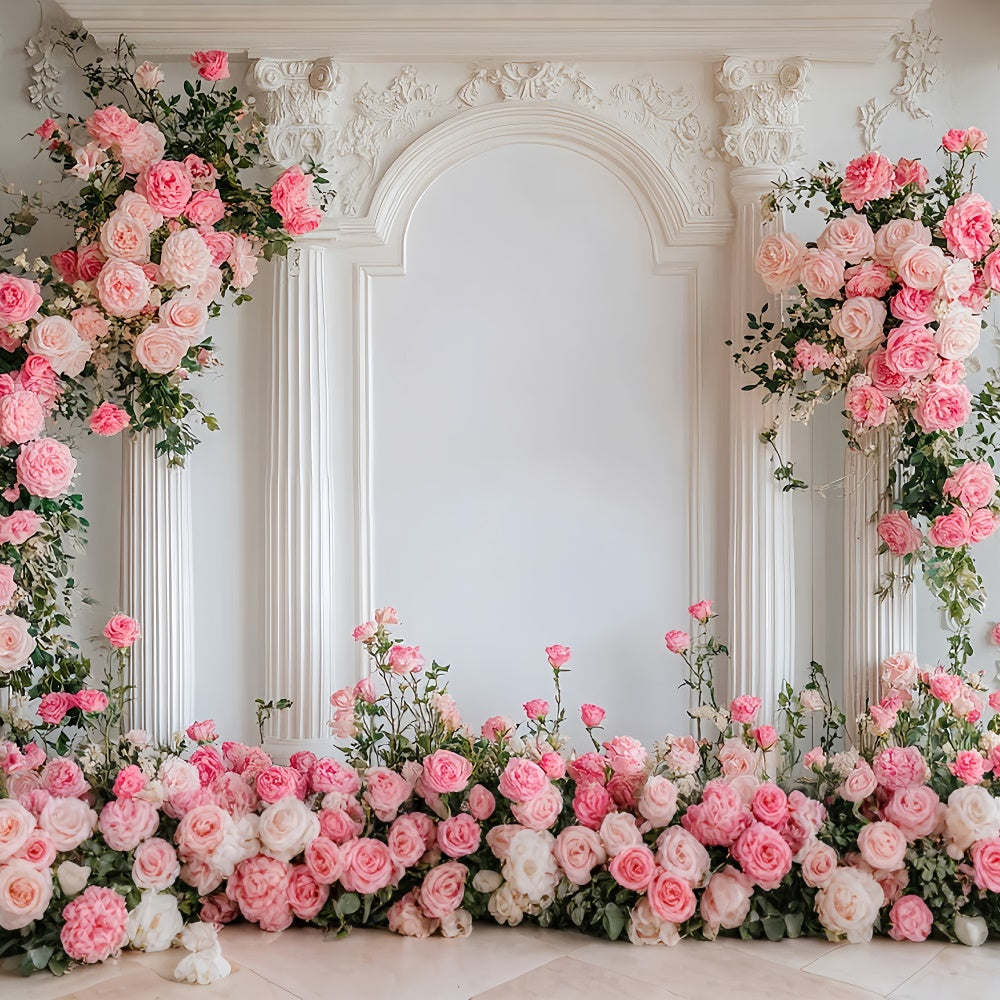Blume Fotohintergrund Raffinierte Rose Bogen Hintergrund BRP1-358