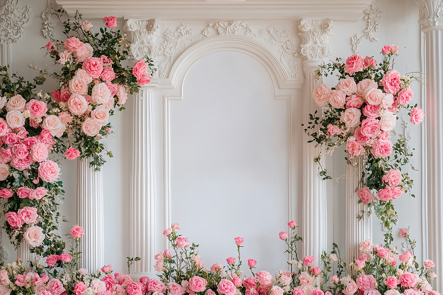 Blume Fotohintergrund Raffinierte Rose Bogen Hintergrund BRP1-358