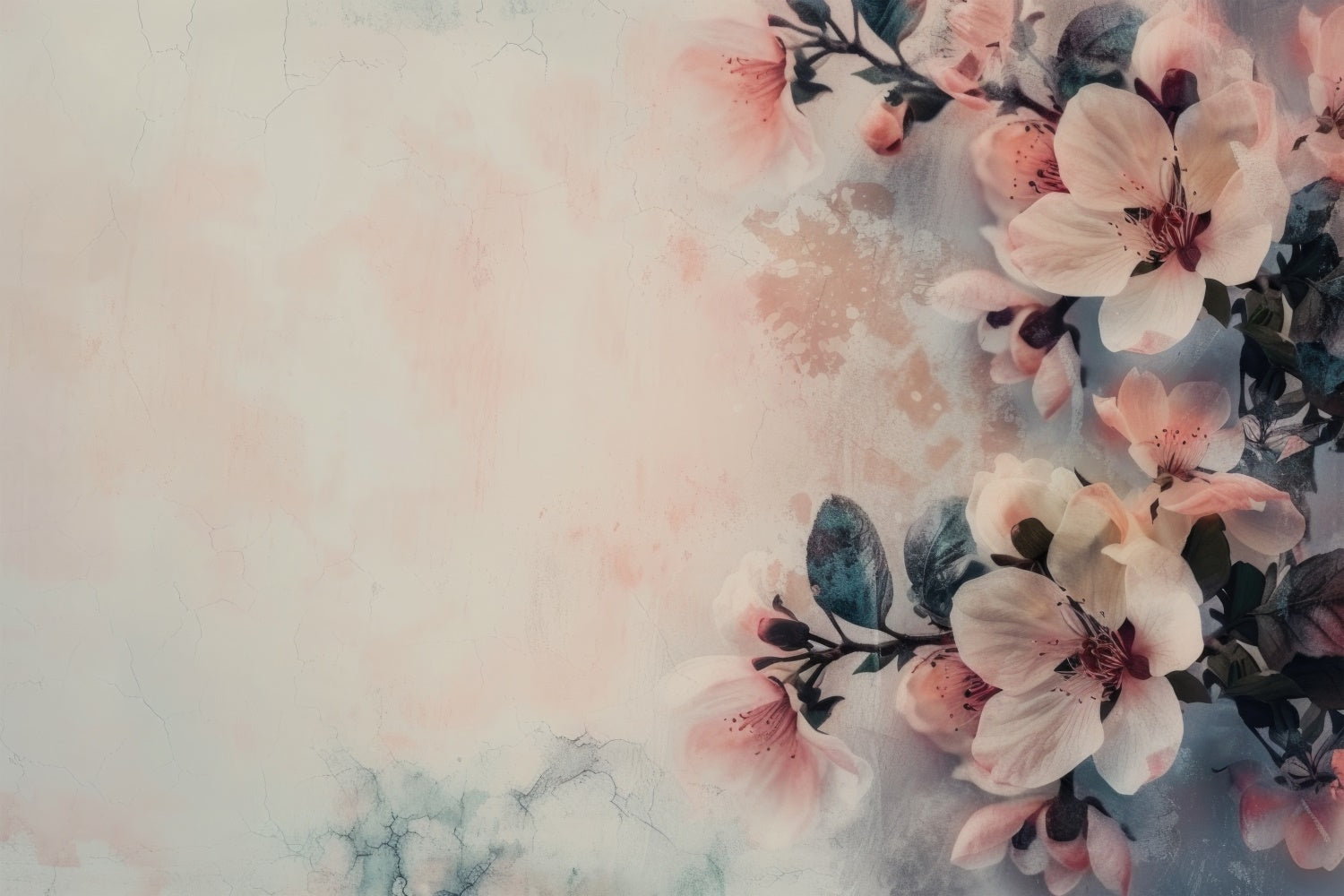 Blumen Fotohintergrund Abstrakt Vintage Blossom Hintergrund BRP1-375