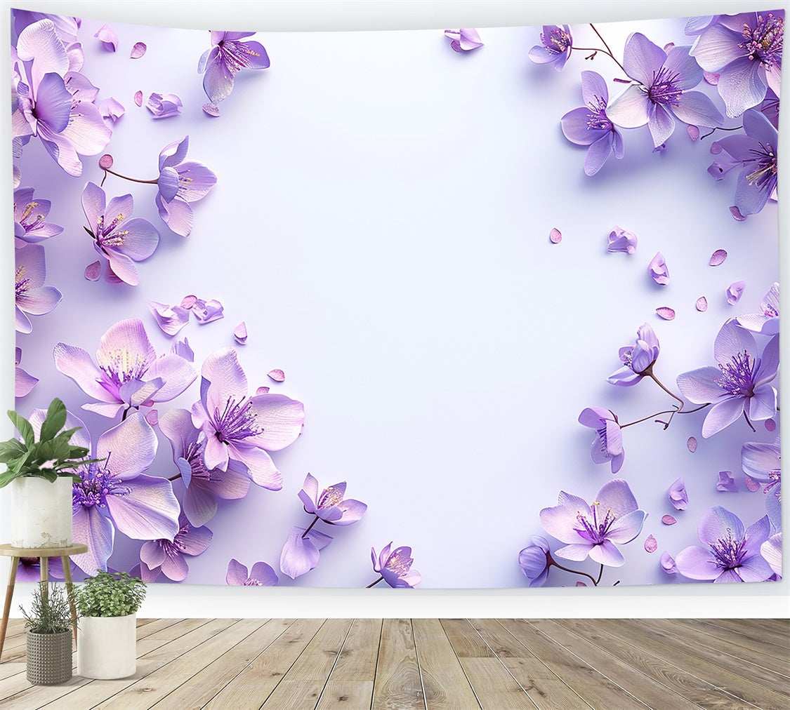 Blume Fotohintergrund Fotografie Heller Lavendel Minimalistischer Hintergrund BRP1-376