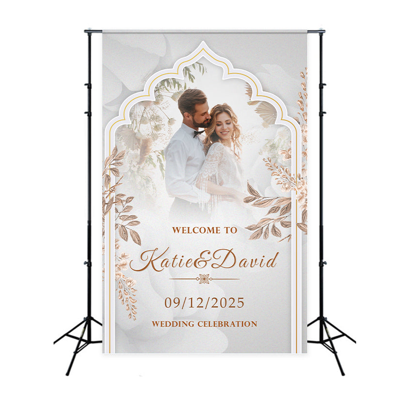 Individuelle Hochzeit Foto-Hintergrund Bliss Katie David Backdrop BRP1-394