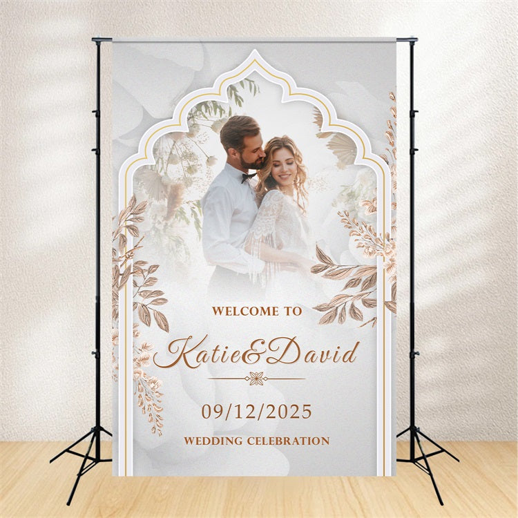 Individuelle Hochzeit Foto-Hintergrund Bliss Katie David Backdrop BRP1-394