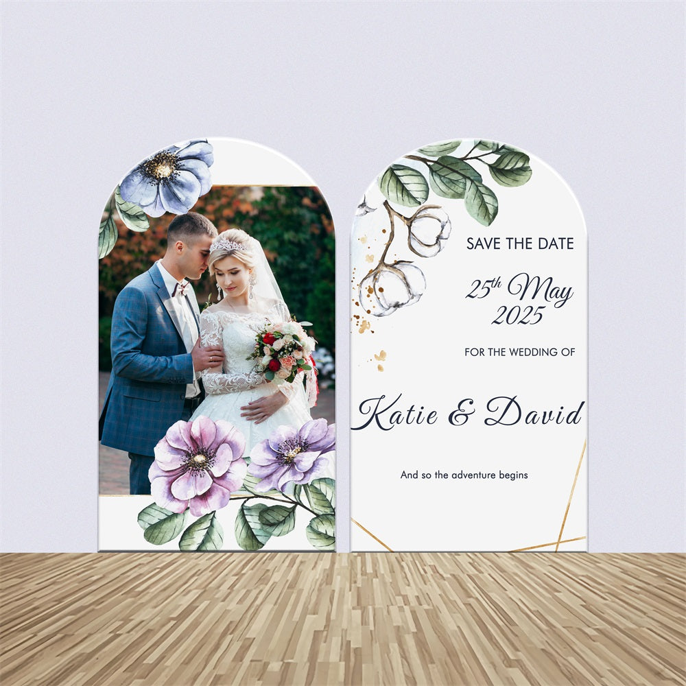 Custom Backdrops für Hochzeiten Floral Scene Arch Backdrop Kit BRP1-436