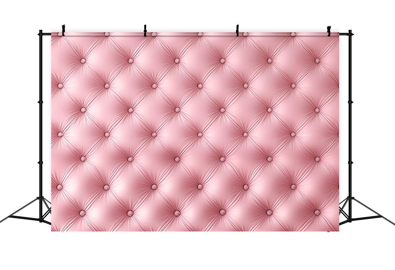 Boudoir-Hintergrund Rosa Knopf-Tufted Kissen Wandhintergrund BRP1-480