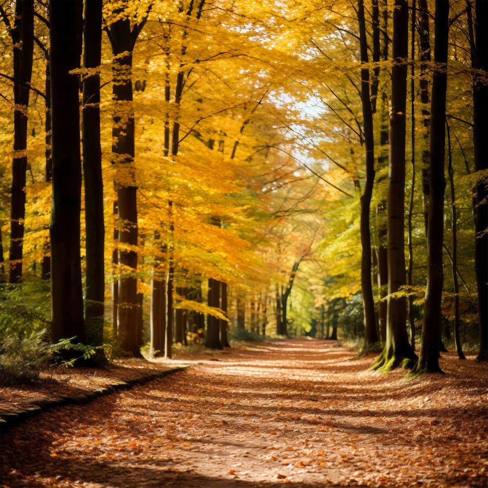 Herbst Hintergrund Herbst Wald Park Weg Scenic Hintergrund BRP10-235