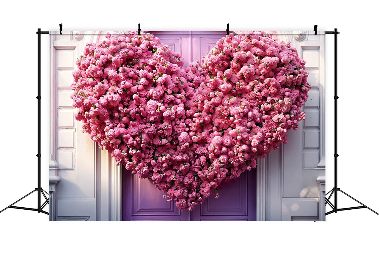 Backdrops für Valentinstag Riesenherz-Blumen-Hintergrund BRP11-439