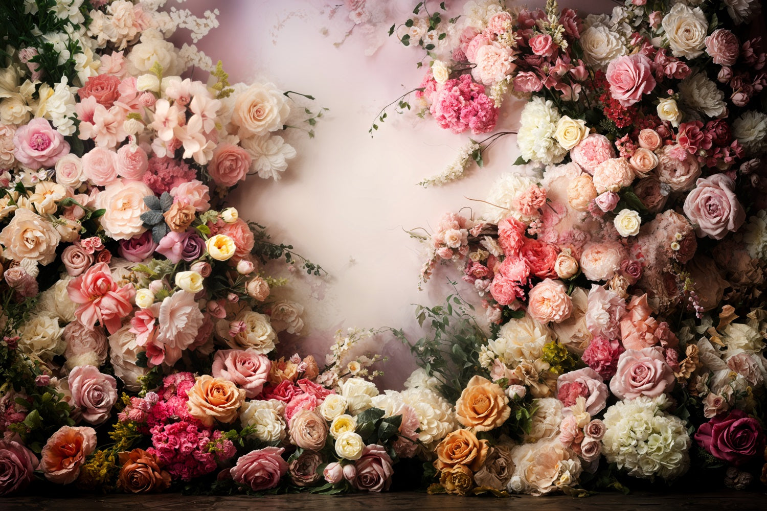 Valentinstag Backdrops Blumenarrangement Wand Backdrop BRP11-440