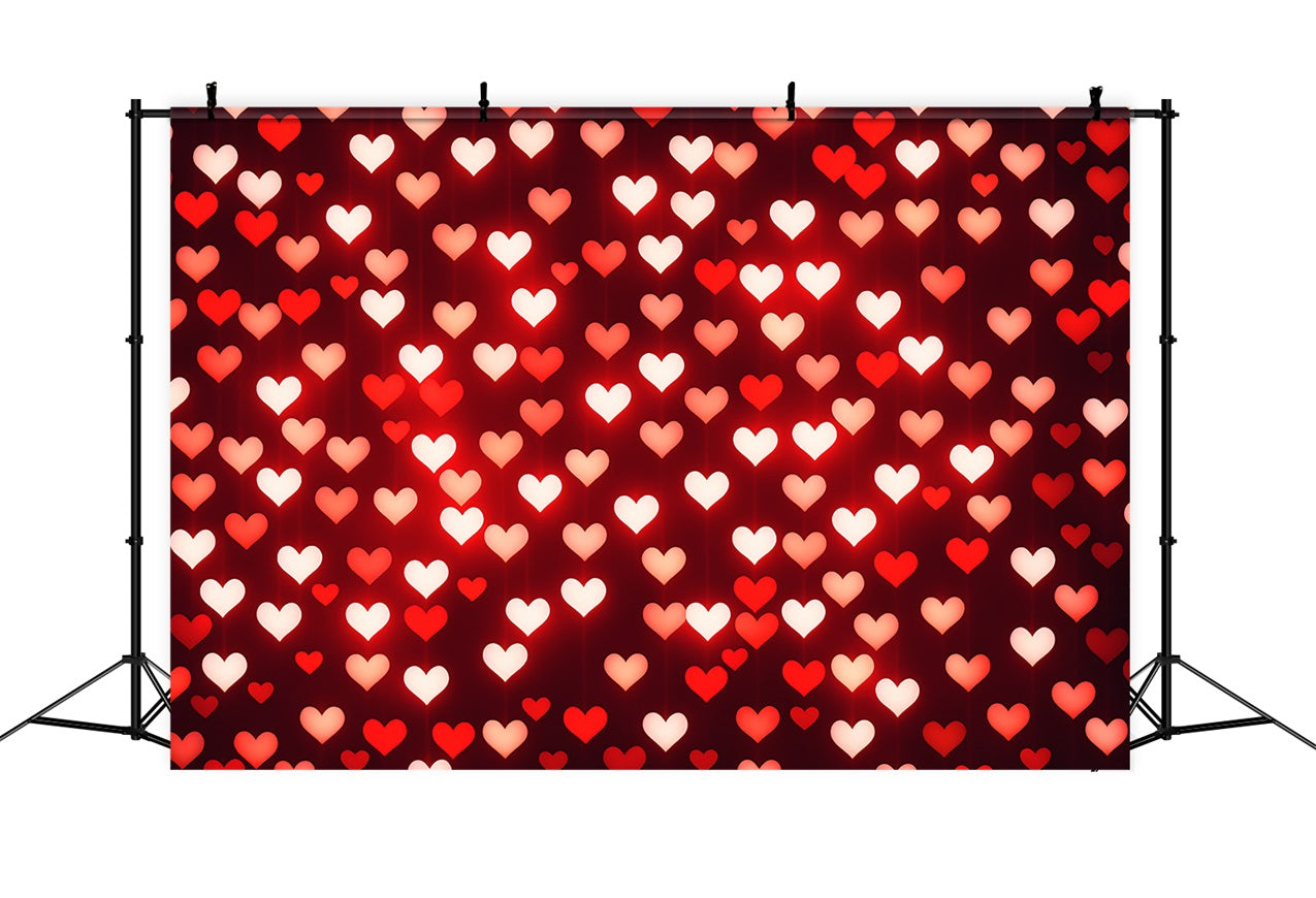 Valentinstag Backdrop Ideen Rote Herzen Romantische Kulisse BRP11-451