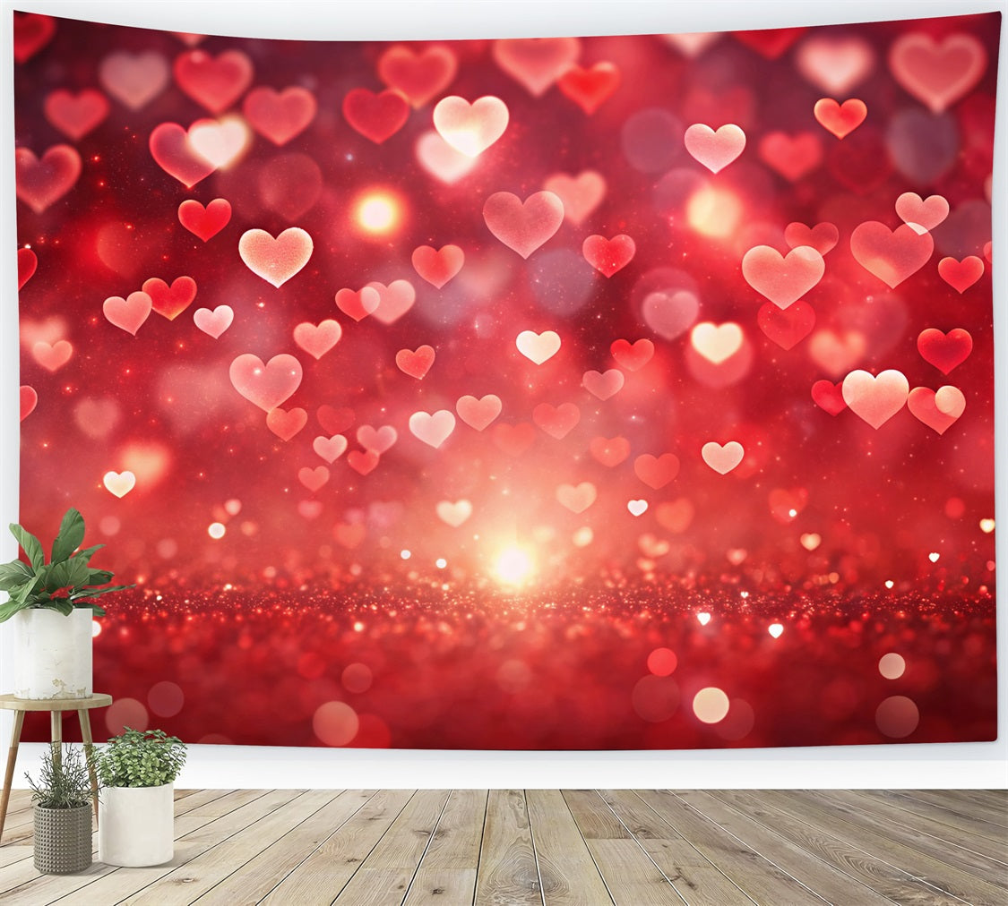 Valentinstag Fotokulisse Glitter Glow Herz Kulisse BRP11-453