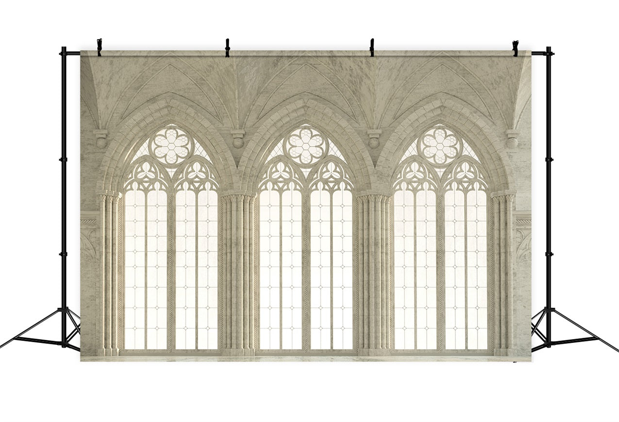 Vintage Backdrop Ideen Gothic Arch Windows Dekor Backdrop BRP11-576