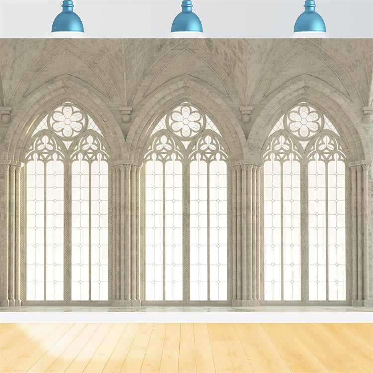 Vintage Backdrop Ideen Gothic Arch Windows Dekor Backdrop BRP11-576