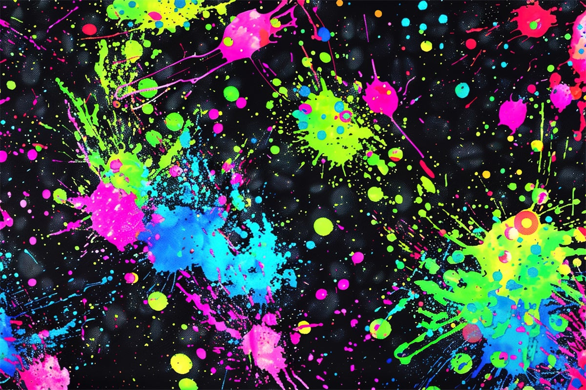 Graffiti-Hintergrund Dynamische fluoreszierende Farbe Burst Backdrop BRP12-134