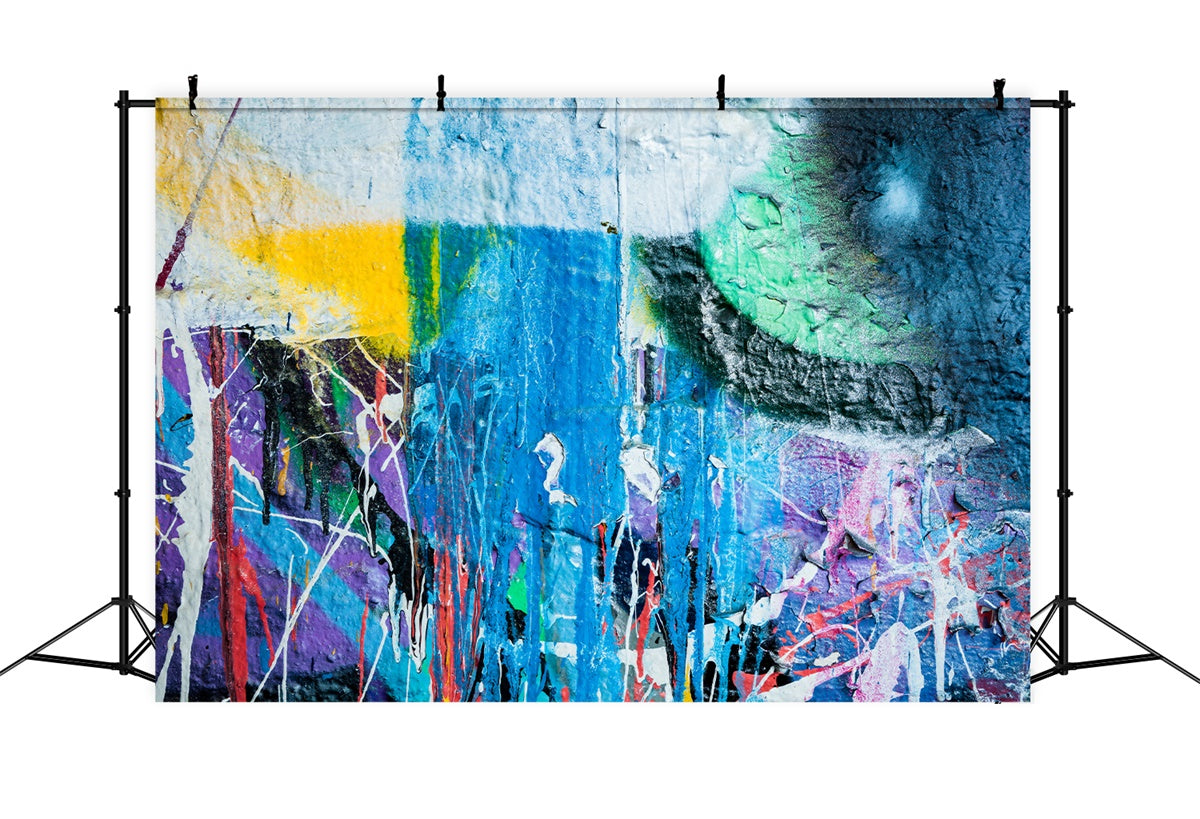 Graffiti Backdrops Farbig gemischt Abstrakt Fotografie Hintergrund BRP12-152