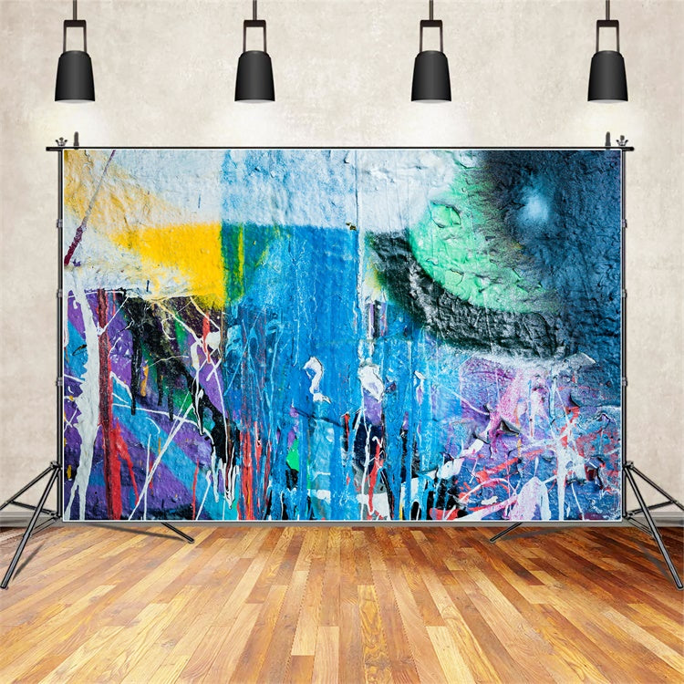 Graffiti Backdrops Farbig gemischt Abstrakt Fotografie Hintergrund BRP12-152
