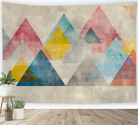 Graffiti Backdrop Künstlerische Geometrische Farbe Hintergrund BRP12-155