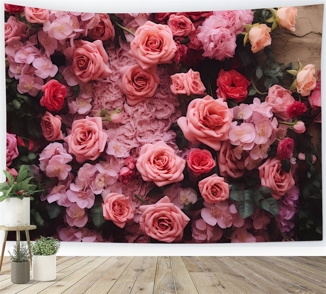 Valentinstag Backdrop Floral Wand Lush Bloom Backdrop BRP12-186