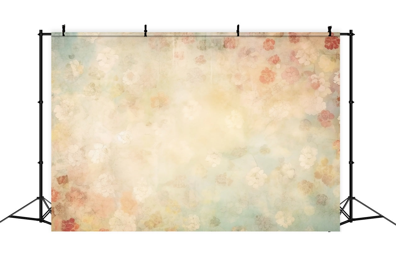 Maternity Digital Backdrops Ästhetische Pastellblumen Wand Backdrop BRP12-20