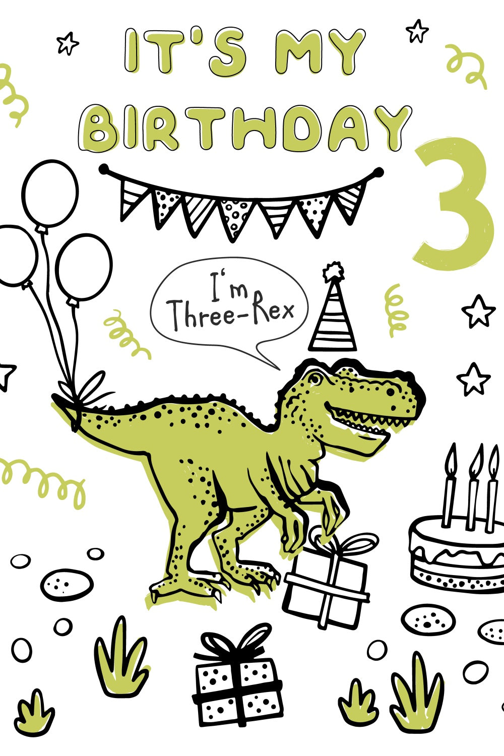 Customized Backdrop für Geburtstag Jurassic Dinosaurier Drei-Rex Hintergrund BRP12-295