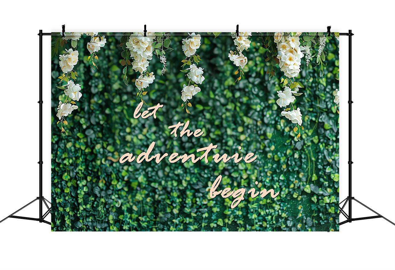 Elegante Greenery Hochzeit Backdrop Photo Booth Floral Hanging Hintergrund BRP12-361