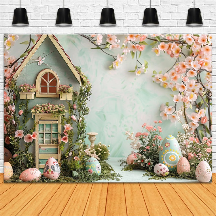 Ostern Hintergrund Fotografie Floral Cottage Ei Display Ostern Hintergrund BRP12-401