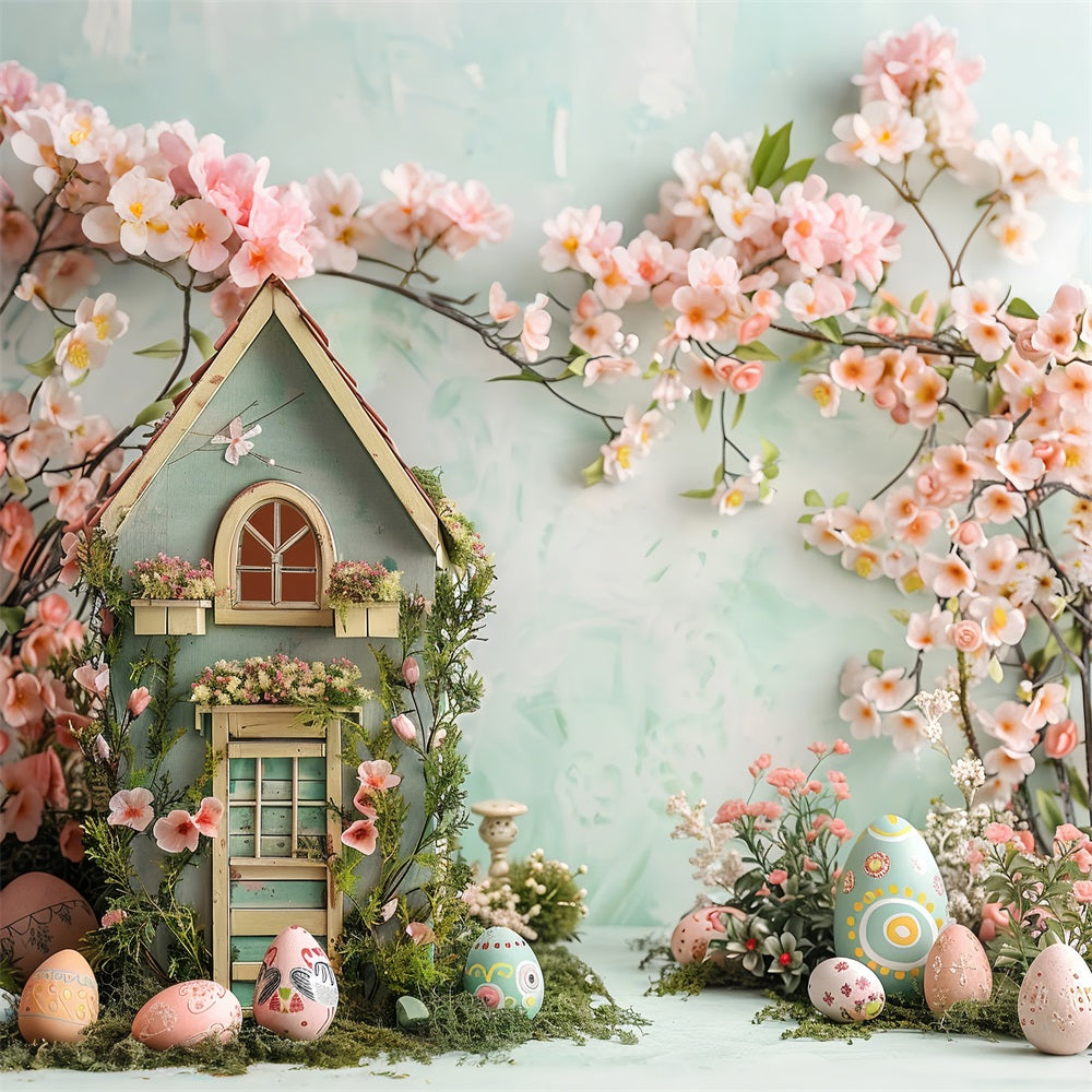 Ostern Hintergrund Fotografie Floral Cottage Ei Display Ostern Hintergrund BRP12-401