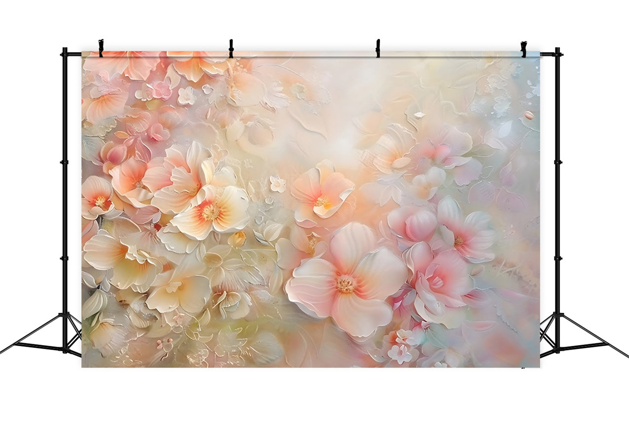 Floral Backdrops Pastell Blume Blütenblätter Traum Backdrop BRP12-537