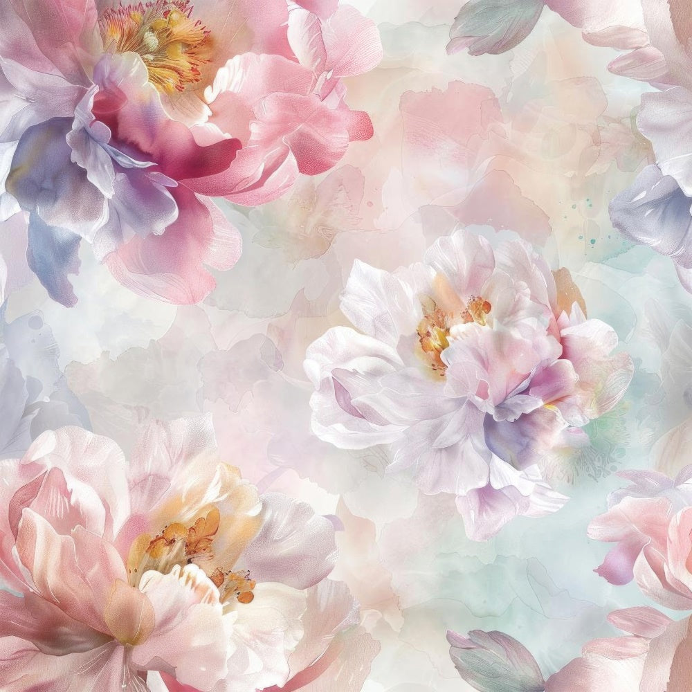 Floral Backdrop Diy Romantische Pfingstrose Blüte Kunstwerk Hintergrund BRP12-539