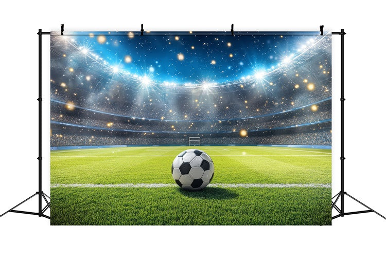 Sport Backdrop Beleuchtete Fußball Arena Feier Backdrop BRP12-583