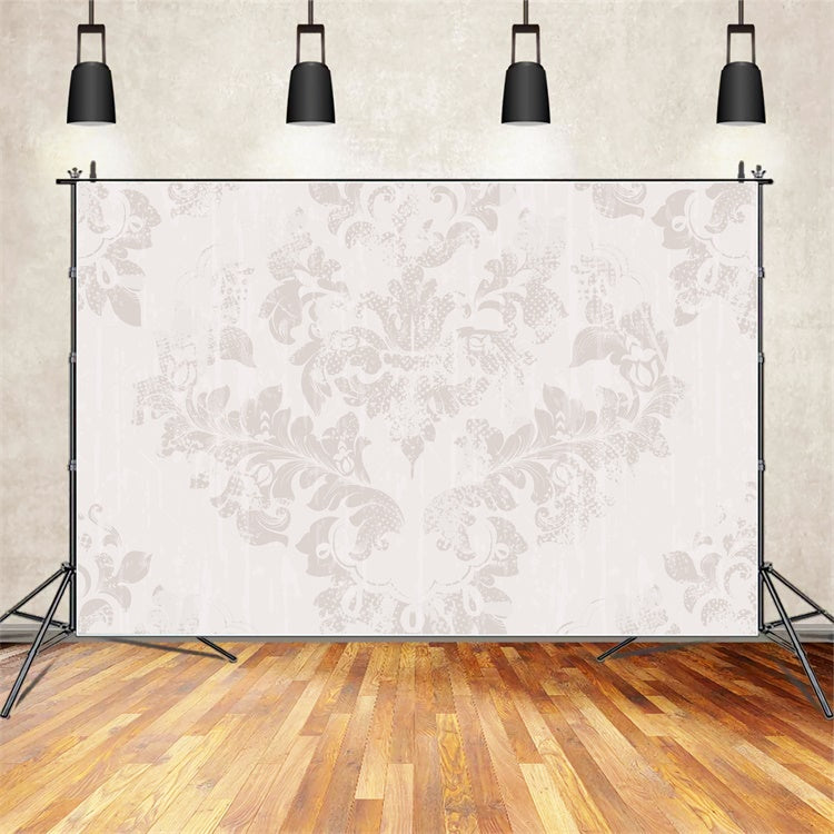 Damast Backdrop Fotografie Abstrakt Beige Verblasst Floral Backdrop BRP12-602