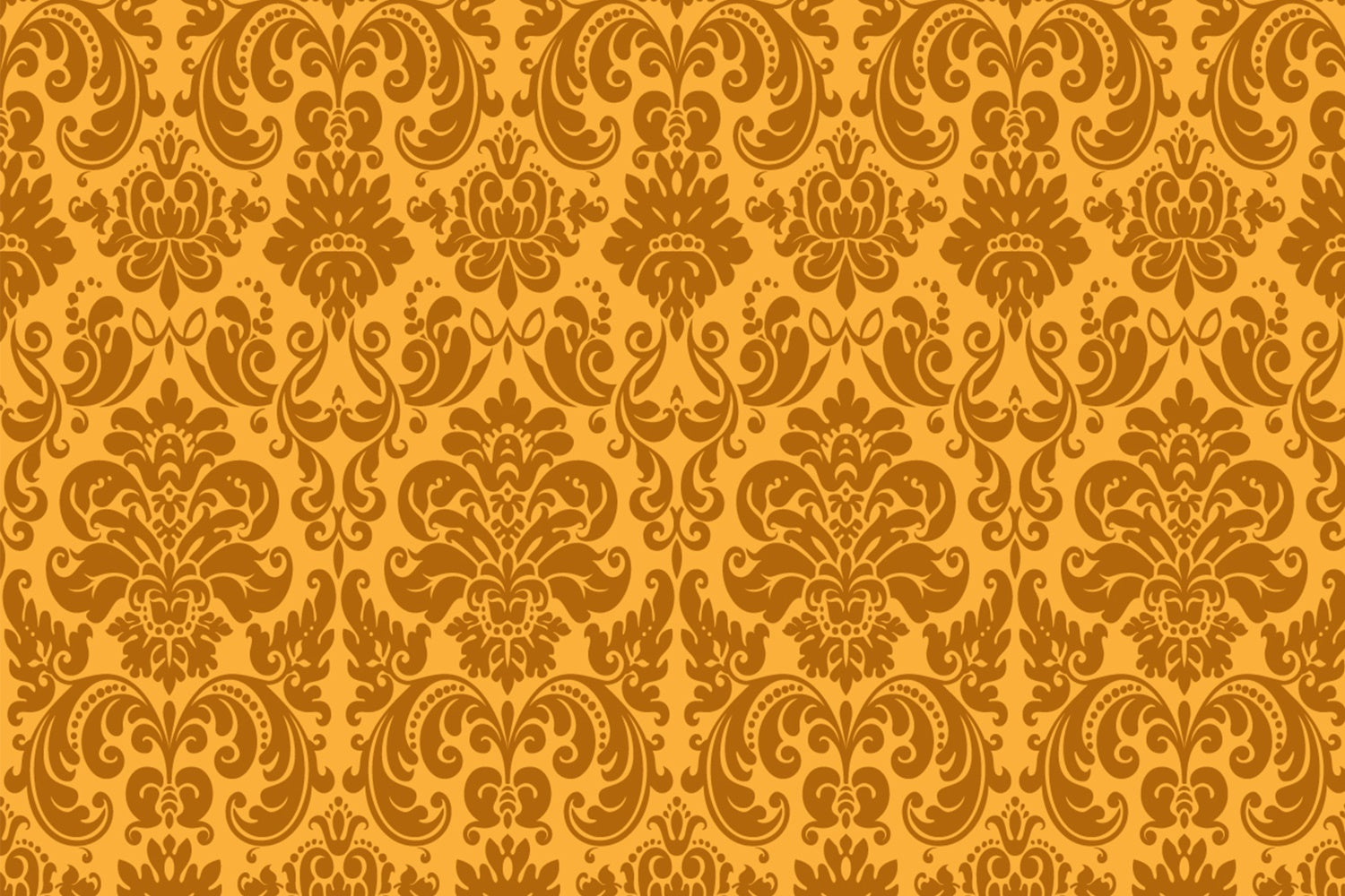 Damast Fotokulissen Golden Barock Ornamental Hintergrund BRP12-616