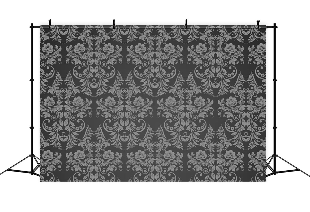 Damast Fotohintergrund Holzkohle Grau Design Hintergrund BRP12-625