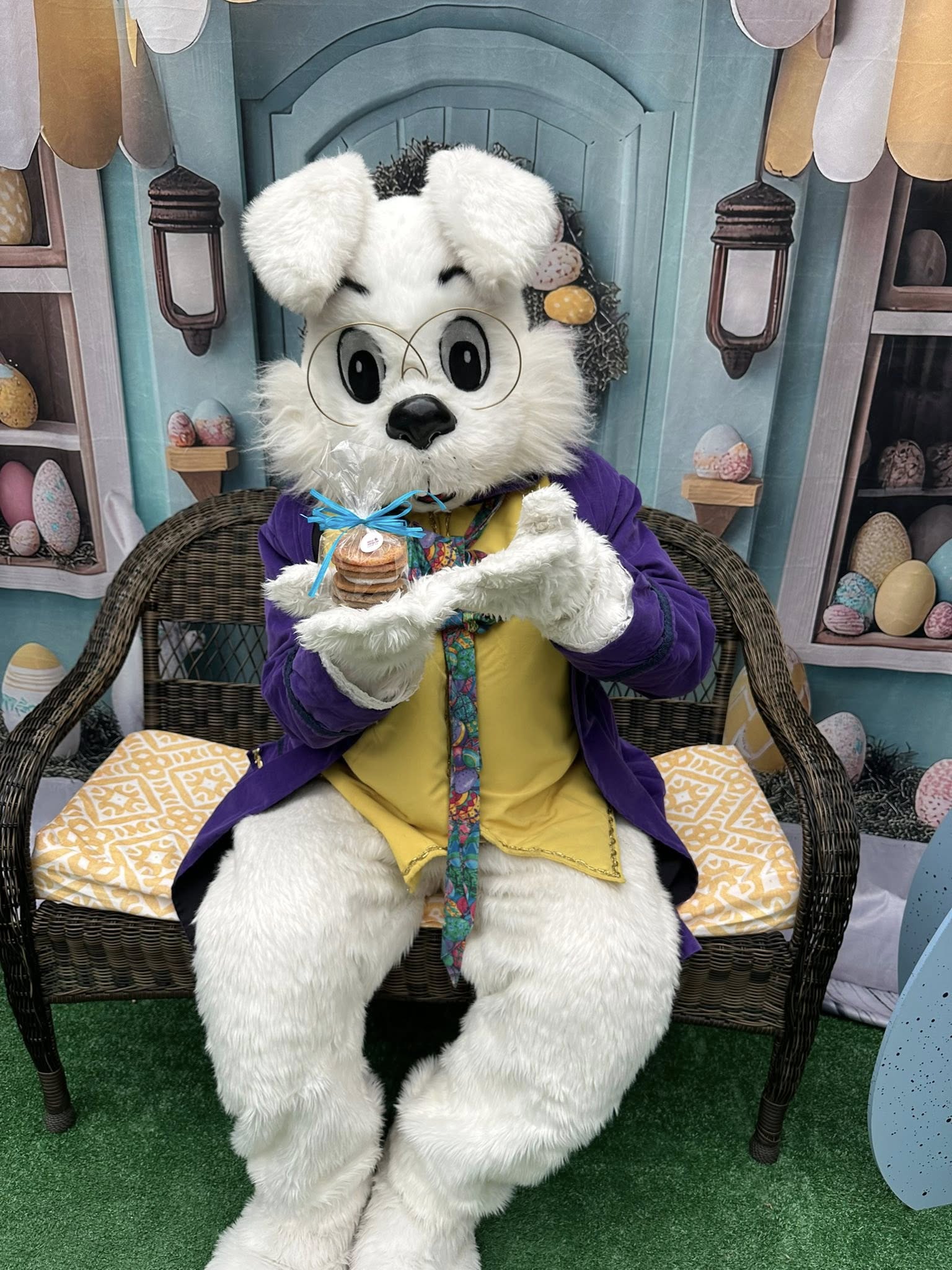 Ostern Hintergrund Fotografie Skurrile Bunny Store Szene Backdrop BRP12-734
