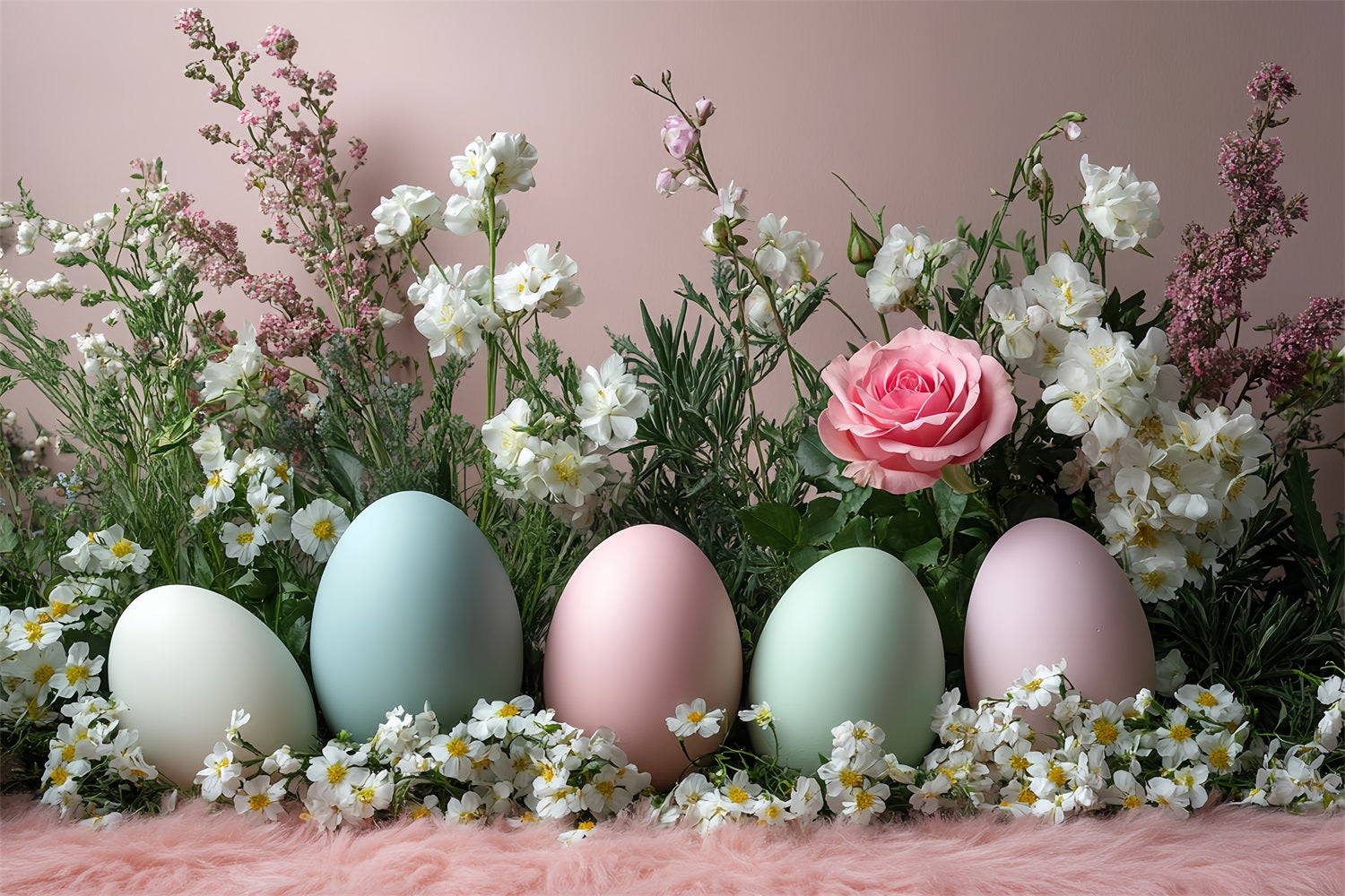 Ostern Fotohintergrund Backdrops Pastellblüten Ei Reihe Hintergrund BRP12-750