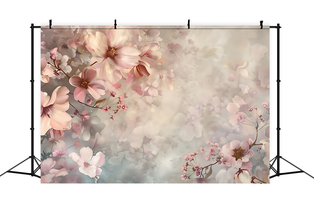Blumen Fotografie Backdrop Soft Blossom Mist Floral Backdrop BRP2-63