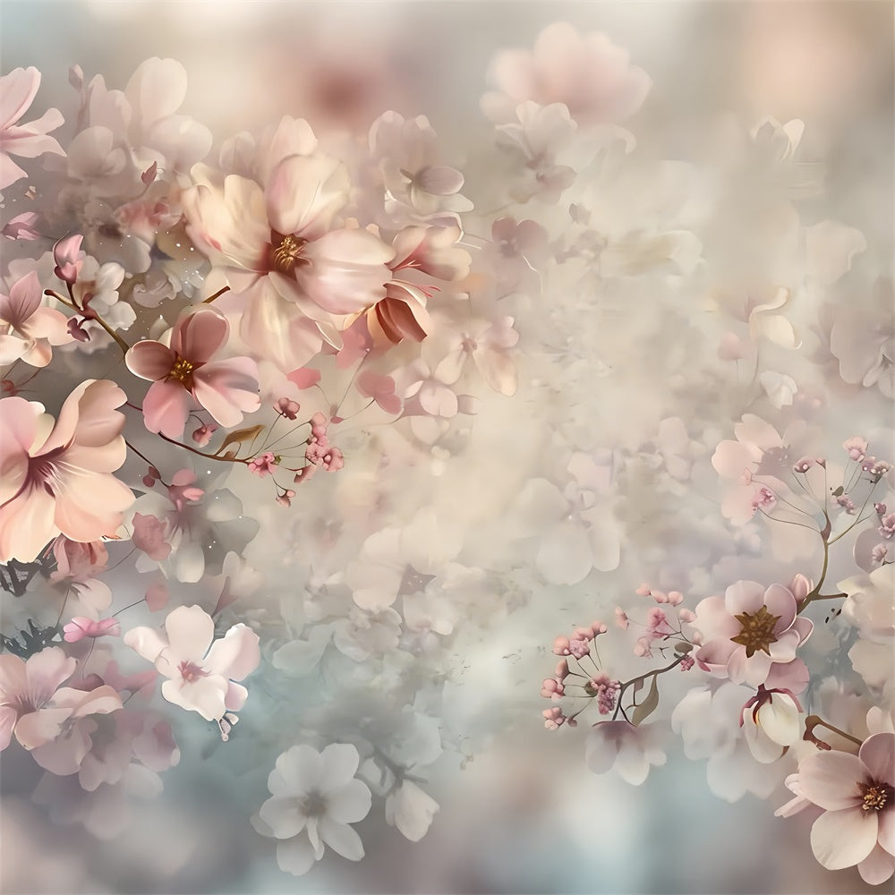 Blumen Fotografie Backdrop Soft Blossom Mist Floral Backdrop BRP2-63