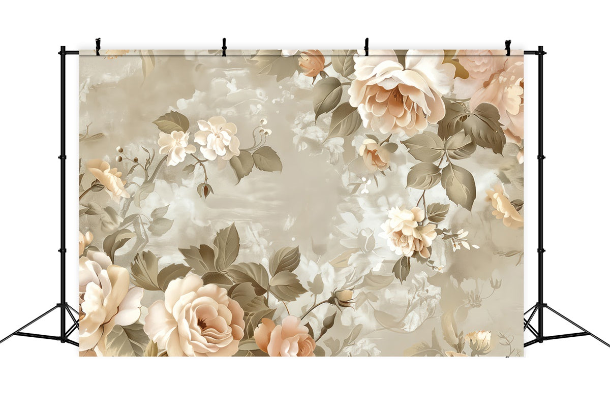 Blumen Fotokulissen Weiche Vintage Rose Romantische Kulisse BRP2-73