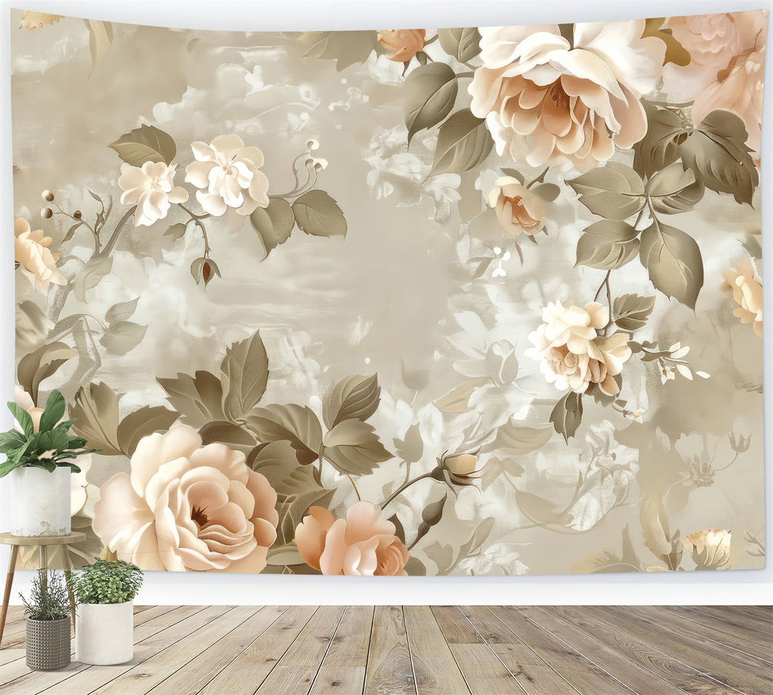 Blumen Fotokulissen Weiche Vintage Rose Romantische Kulisse BRP2-73