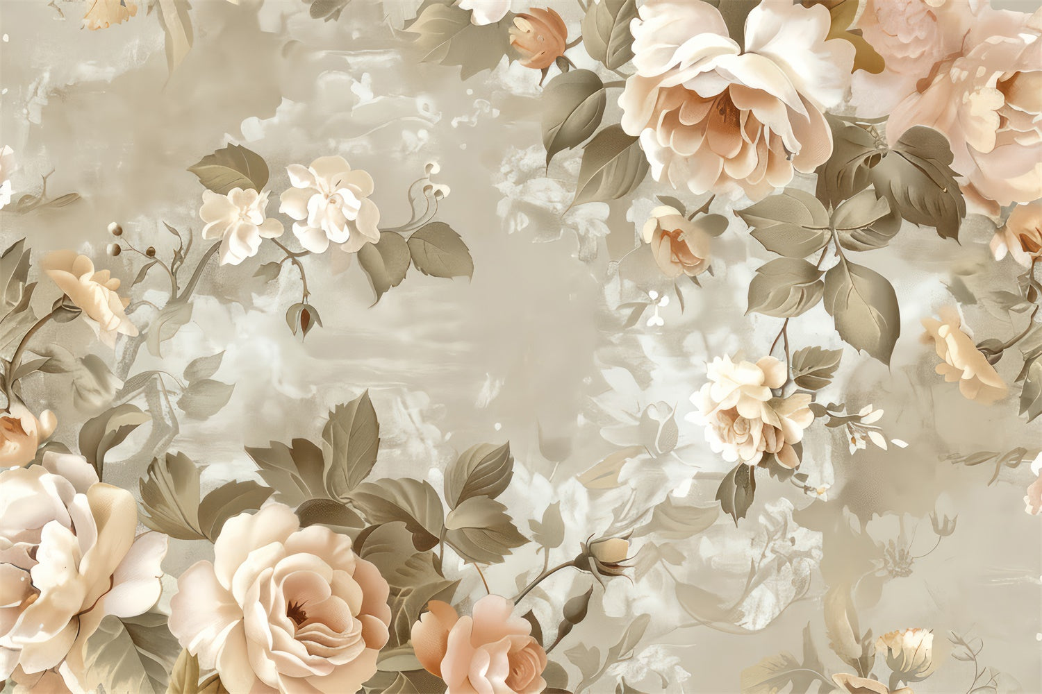 Blumen Fotokulissen Weiche Vintage Rose Romantische Kulisse BRP2-73