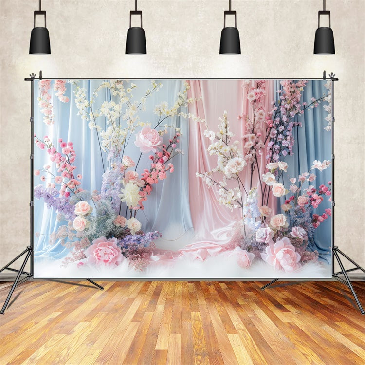 Blumen Fotohintergrund Soft Pastell Floral Elegance Backdrop BRP2-85