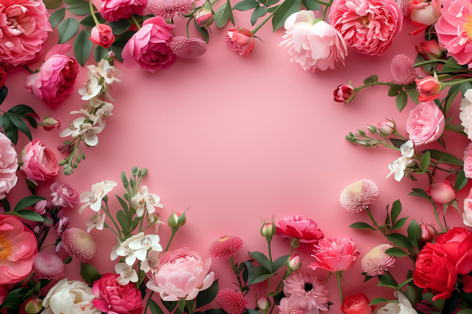 Blumenfotografie Backdrop Fotografie Zarte Pfingstrosen Rose Blush Backdrop BRP2-98