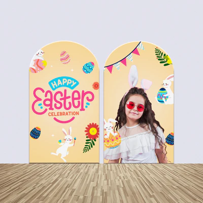 Ostern Backdrop Fun Bunny Celebration Benutzerdefinierte Arch Backdrop Kit BRP3-185