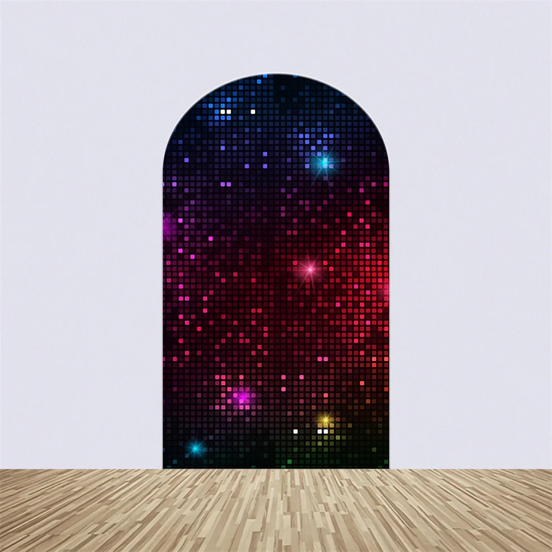 Backdrop Tanz Neon Pixel Glow Nacht Bogen Backdrop Kit BRP4-207
