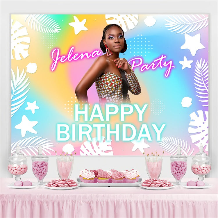 Benutzerdefinierte Backdrops For Birthdays Vintage 90th Rose Lila Backdrop BRP4-34