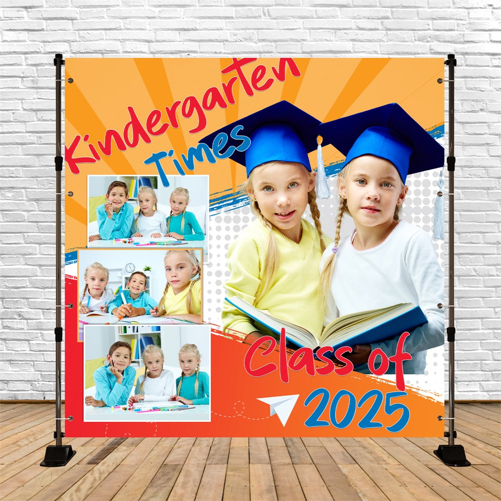 Graduation Backdrops Schulerinnerungen Personalisierte Party Graduation Backdrop BRP5-225