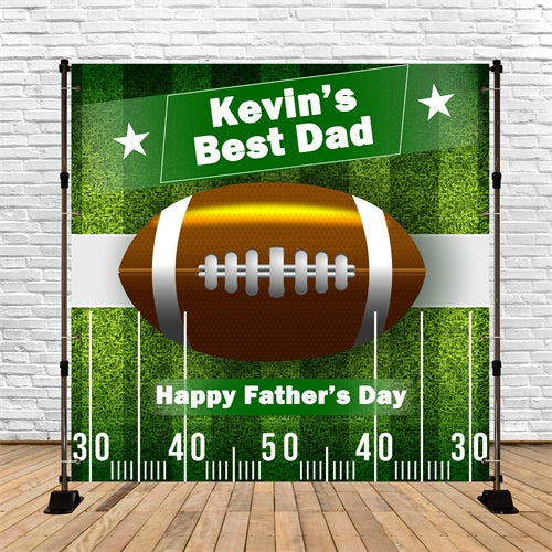 Vatertag Backdrop Grassy Field Fußball Customized Backdrop BRP5-36