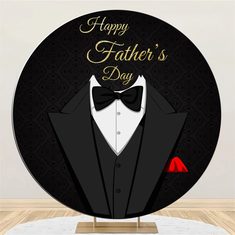 Backdrop Vatertag Smoking Gentleman Runde Backdrop BRP5-38