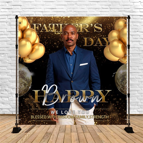 Hintergrundbild Vatertag Luxus Goldener Ballon Individuelles Hintergrundbild BRP5-47