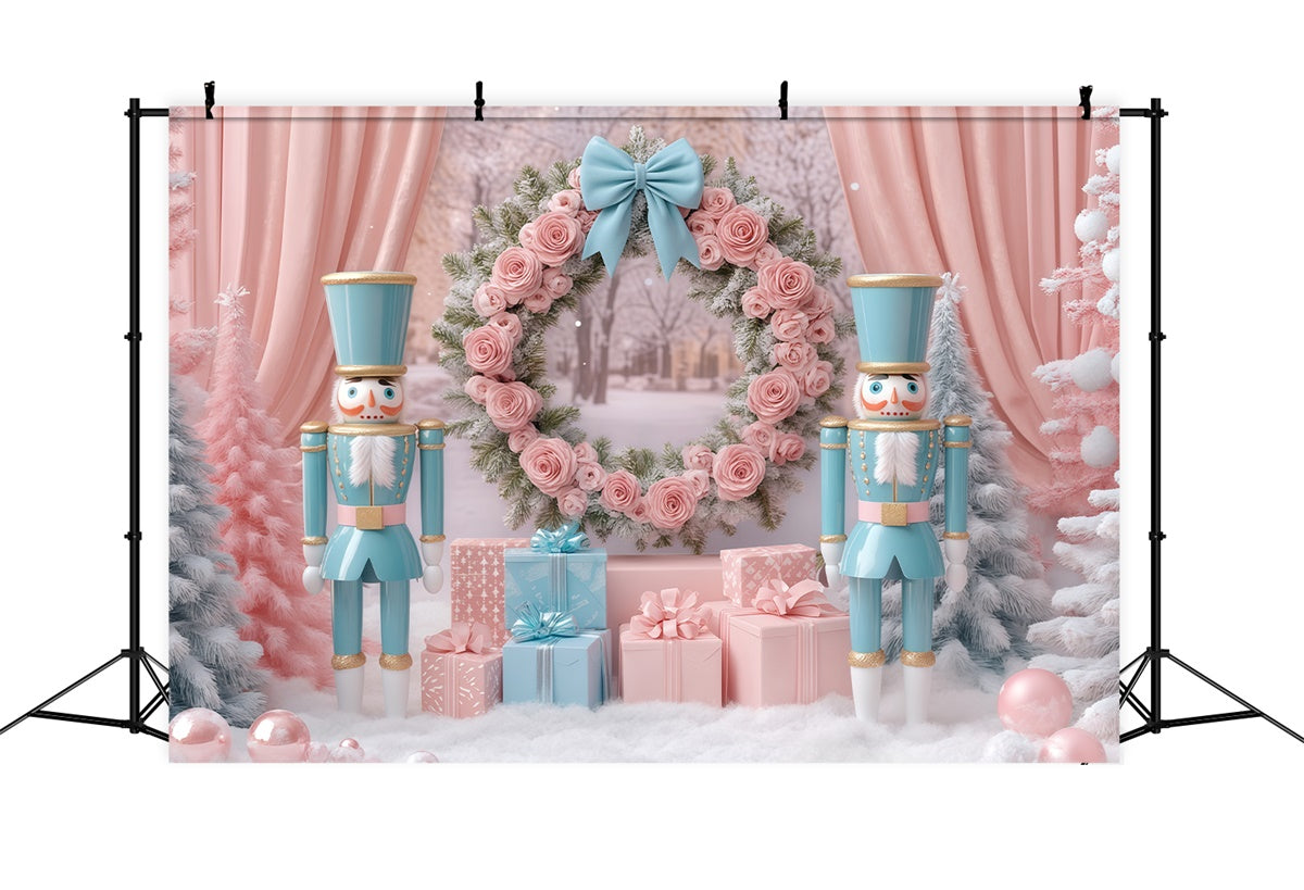 Weihnachten Fotokulisse Rosy Regal Wonderland Kulisse BRP57-141