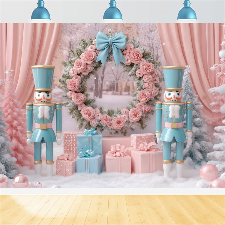 Weihnachten Fotokulisse Rosy Regal Wonderland Kulisse BRP57-141